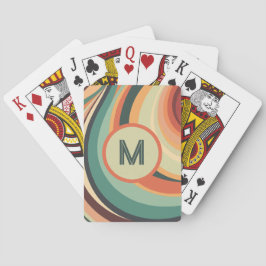 Monogram  golfstreep pokerkaarten