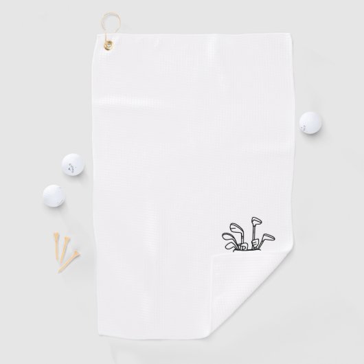 Monogram golftas golfhanddoek (Insitu)