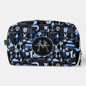 Monogram Gone Vist blauw Toilettasje (Voorkant)