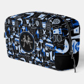 Monogram Gone Vist blauw Toilettasje (Rechterhoek)