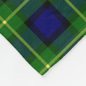 Monogram Gordon Tartan Fleece Deken (Hoek)