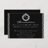 Monogram gotisch Lijst invoegen Informatiekaartje (Voorkant / Achterkant)