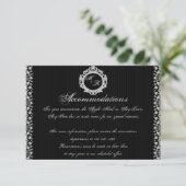 Monogram gotisch Lijst invoegen Informatiekaartje (Staand voorkant)