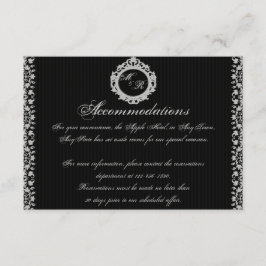 Monogram gotisch Lijst invoegen Informatiekaartje