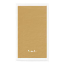 Monogram Goud 50ste bruiloft Jubileum Party