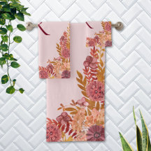 Monogram Goud Bourgogne Herfst Bloemen