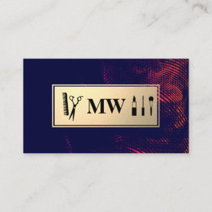 Monogram Goud Stijlvolle Mystiek Afsprakenkaartje
