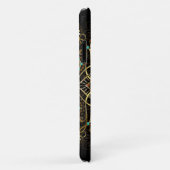 Monogram Goud Turquiose Rood Mandala Juweel Case-Mate iPhone Case (Achterkant/rechts)