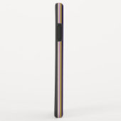Monogram goud, Violet, Paarse en roze strepen Case-Mate iPhone Case (Achterkant/rechts)