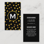 Monogram / Goud Visitekaartje (Voorkant / Achterkant)