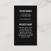 Monogram / Goud Visitekaartje (Achterkant)