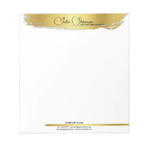 Monogram Goud Zwart Chic Modern Script Minimalisti