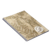 Monogram | Goudbloei I Notitieboek (Rechterzijde)