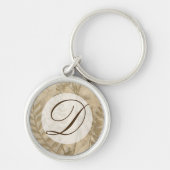 Monogram | Goudbloei I Sleutelhanger (Voorkant)