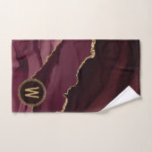 Monogram gouden Bourgogne-agaat Bad Handdoek (Handdoek)