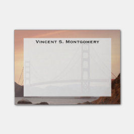 Monogram Gouden Brug van de Golden Gate, San Franc Post-it® Notes