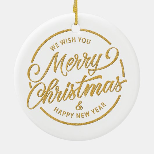 Monogram gouden en turquoise S en kleurrijke bloem Keramisch Ornament (Achterkant)