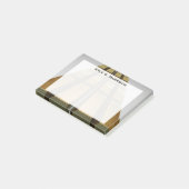 Monogram Goudstaven Feng Shui Welvaart Post-it® Notes (Schuin)