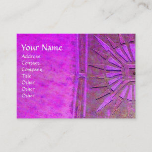 MONOGRAM goudviolet Visitekaartje