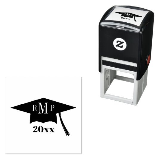 Monogram graduatiecategorie  zelfinktende stempel (In situ)