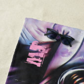 Monogram Grafitti Woman met camera Strandlaken (In situ)