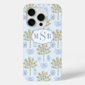 Monogram Grandmillenial Citrus Tree Ginger Jar Case-Mate iPhone Case (Achterkant)