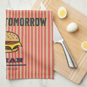 Monogram grappig gezegde Schattigee  illustratie Theedoek (Quarter Fold)