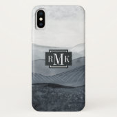 Monogram | Grauwe vallei Case-Mate iPhone Case (Achterkant)