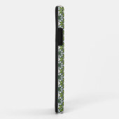 Monogram Green Flowers Patroon Case-Mate iPhone Case (Achterkant/rechts)