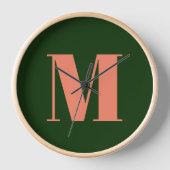 Monogram Green Letter Simple Modern (Voorkant)