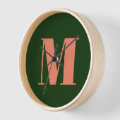 Monogram Green Letter Simple Modern (Hoek)