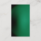 Monogram Green Trendy Consultant Visitekaartje (Achterkant)