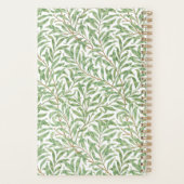 Monogram Greenery Botanical Pattern Green Sinaasap Planner (Achterkant)