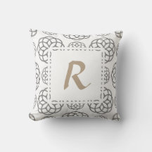 Monogram Grijs Geometrische Cirkels met Maatwerk