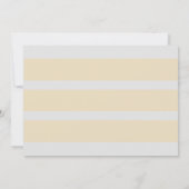 Monogram Grijs & Gouden Streep Bedankkaart (Achterkant)