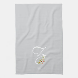 Monogram grijs Keukenhanddoek Huis Verwarmingscade