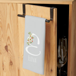 Monogram grijs Keukenhanddoek Huis Verwarmingscade