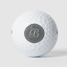 Monogram Grijs met Stippen