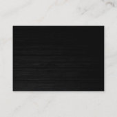 Monogram Grijs Rood Hout Moderne Consultant Visitekaartje (Achterkant)