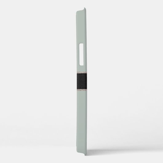 Monogram grijze kleurenachtergrond Case-Mate iPhone case (Achterkant / Rechts)