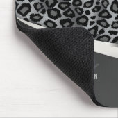 Monogram - Grijze luipaard Muismat (Hoek)