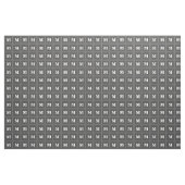 Monogram grijze strepen stof (Yard (91,4 cm))