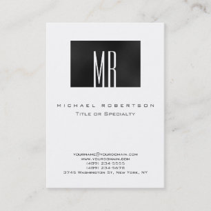 Monogram Grijze Visitekaartje