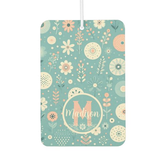 Monogram grillige bloemen luchtverfrisser (Voorkant)