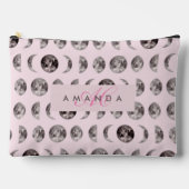 Monogram grillige Dromerige Maan Fasen Geschenken Etui (Voorkant)