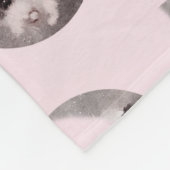 Monogram grillige Dromerige Maan Fasen Geschenken Fleece Deken (Hoek)