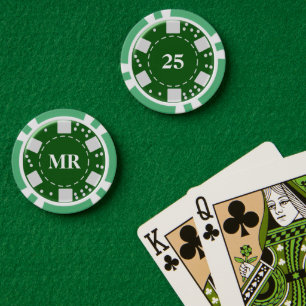 Monogram Groen 25 Poker Chips