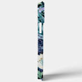 Monogram Groen Blauw Paarse Wit Bloemen Groen Case-Mate iPhone Case (Achterkant / Rechts)