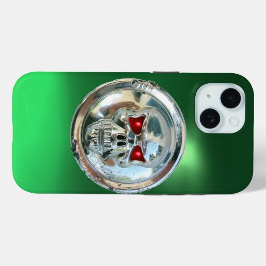 MONOGRAM groen Case-Mate iPhone Case (Achterkant (horizontaal))