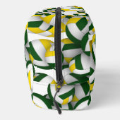 Monogram groen goud volleyballen patroon toilettasje (Rechts)